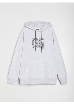 Sinsay - Bluza hoodie - szary ze sklepu Sinsay w kategorii Bluzy męskie - zdjęcie 186004212