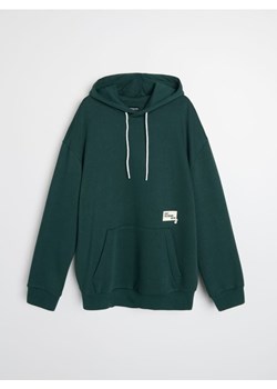 Sinsay - Bluza hoodie - zielony ze sklepu Sinsay w kategorii Bluzy męskie - zdjęcie 186004213