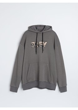 Sinsay - Bluza hoodie - szary ze sklepu Sinsay w kategorii Bluzy męskie - zdjęcie 186004214