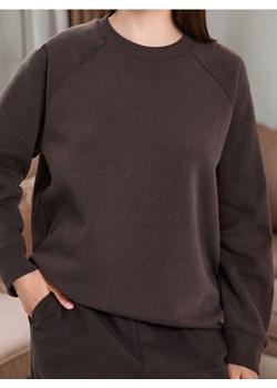 Sinsay - Bluza crewneck - brązowy - id: 827EX-88X - marki Sinsay - 186004243 Sinsay - Bluza crewneck - brązowy ze sklepu Sinsay w kategorii Bluzy damskie - zdjęcie 186004243