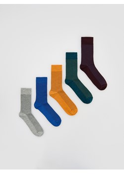 Reserved - 5 pack skarpet - bordowy ze sklepu Reserved w kategorii Skarpetki męskie - zdjęcie 186006831