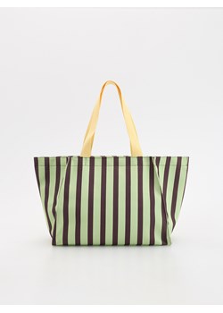 Reserved - Płócienna torebka shopper - wielobarwny ze sklepu Reserved w kategorii Torebki damskie - zdjęcie 186007584