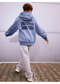 Reserved - Bluza oversize z kapturem - granatowy ze sklepu Reserved w kategorii Bluzy chłopięce - zdjęcie 186012413
