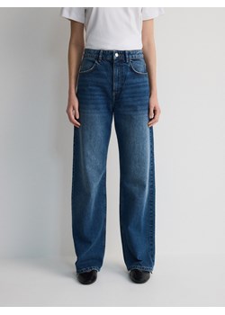 Reserved - Jeansy wide leg - granatowy - id: YR258-59J - marki Reserved - 186013483 Reserved - Jeansy wide leg - granatowy ze sklepu Reserved w kategorii Jeansy damskie - zdjęcie 186013483