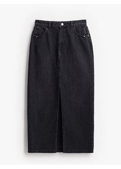 Mohito - Jeansowa spódnica maxi - czarny ze sklepu Mohito w kategorii Spódnice - zdjęcie 186013961