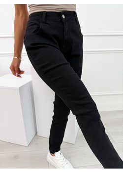 Czarne Spodnie Plus Size ze sklepu ModnaKiecka.pl w kategorii Spodnie damskie - zdjęcie 186016584
