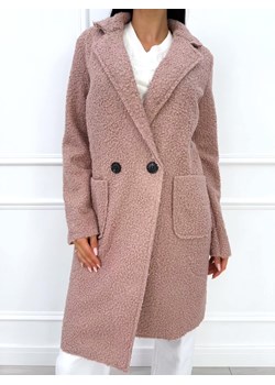 Ciemnopudrowy Płaszcz z Kieszeniami - id: 23067103 - marki Modnakiecka.pl - 186016704 Ciemnopudrowy Płaszcz z Kieszeniami ze sklepu ModnaKiecka.pl w kategorii Płaszcze damskie - zdjęcie 186016704