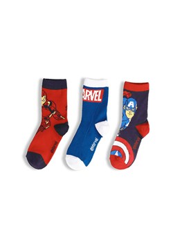 GATE Zestaw 3 par skarpetek Avengers 23/26 ze sklepu gateshop w kategorii Skarpetki dziecięce - zdjęcie 186016920