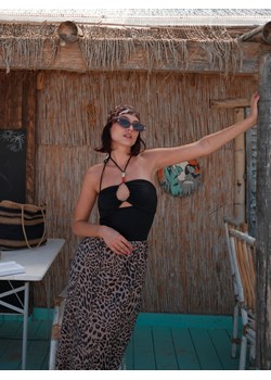 Reserved - Spódnica maxi w zwierzęcy wzór - wielobarwny ze sklepu Reserved w kategorii Spódnice - zdjęcie 186023872