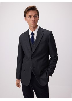 Reserved - Marynarka slim fit w prążek - wielobarwny ze sklepu Reserved w kategorii Marynarki męskie - zdjęcie 186025100