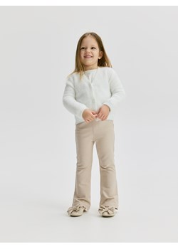 Reserved - Spodnie flare - beżowy ze sklepu Reserved w kategorii Spodnie dziewczęce - zdjęcie 186025254