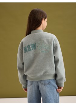 Reserved - Kurtka bomber z aplikacją - jasnozielony ze sklepu Reserved w kategorii Kurtki dziewczęce - zdjęcie 186025363