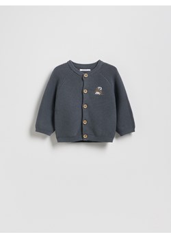 Reserved - Sweter z haftem - ciemnoszary ze sklepu Reserved w kategorii Bluzy i swetry - zdjęcie 186025633