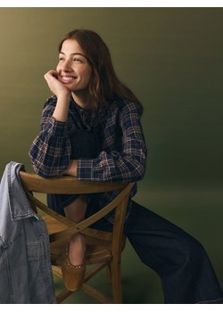 Reserved - Bawełniana koszula w kratę - wielobarwny ze sklepu Reserved w kategorii Koszule damskie - zdjęcie 186025672