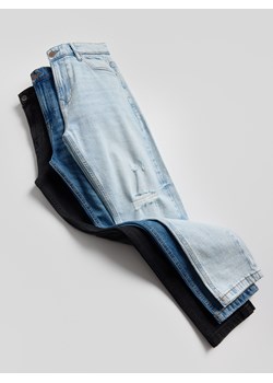 Reserved - Jeansy carrot slim z przetarciami - niebieski ze sklepu Reserved w kategorii Jeansy męskie - zdjęcie 186027542
