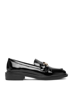 Loafersy Eva Minge EO-NOOR-330-25A-N337 Czarny ze sklepu eobuwie.pl w kategorii Lordsy damskie - zdjęcie 186027662