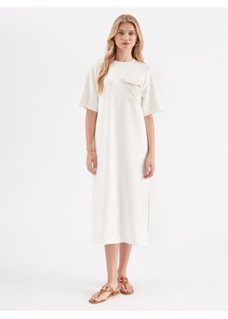 InWear Sukienka codzienna Zev 30108202 Biały Straight Fit ze sklepu MODIVO w kategorii Sukienki - zdjęcie 186028504