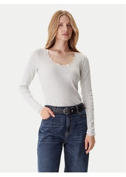Tommy Hilfiger Bluzka UW0UW06071 Szary Slim Fit ze sklepu MODIVO w kategorii Bluzki damskie - zdjęcie 186028511