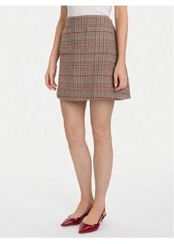Tommy Hilfiger Spódnica mini Seasonal WW0WW48265 Beżowy Regular Fit ze sklepu MODIVO w kategorii Spódnice - zdjęcie 186028672