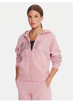 DKNY Sport Bluza DP5J9670 Różowy Regular Fit ze sklepu MODIVO w kategorii Bluzy damskie - zdjęcie 186028680