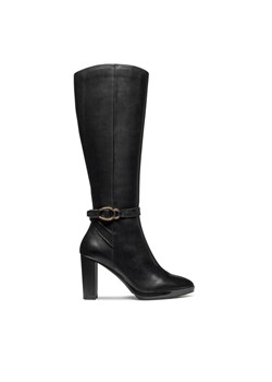 Geox Kozaki D Walk Pleasure 85 D56TFB 00043 C9999 Czarny ze sklepu MODIVO w kategorii Kozaki damskie - zdjęcie 186028704