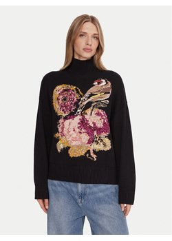 Desigual Golf Bird Laroix 25WWJF04 Czarny Regular Fit ze sklepu MODIVO w kategorii Swetry damskie - zdjęcie 186028780
