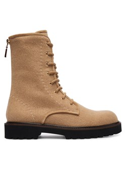 Max Mara Trzewiki Bakerzipwk 2524796012600 Brązowy ze sklepu MODIVO w kategorii Botki - zdjęcie 186028794