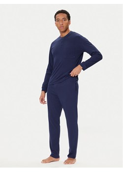 United Colors Of Benetton Piżama 3VD04P02W Granatowy Regular Fit ze sklepu MODIVO w kategorii Piżamy męskie - zdjęcie 186028824