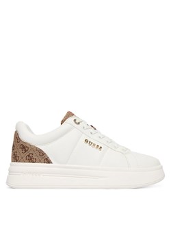 Guess Sneakersy FLFWLL FAL12 Biały ze sklepu MODIVO w kategorii Buty sportowe damskie - zdjęcie 186028832
