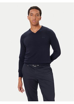 Guess Sweter M5YR27 Z0122 Granatowy Slim Fit ze sklepu MODIVO w kategorii Swetry męskie - zdjęcie 186028973
