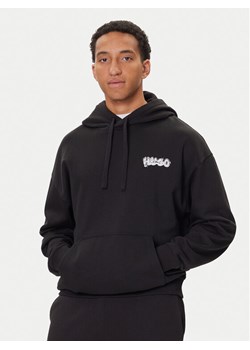 HUGO Bluza Nyrohood 50549212 Czarny Loose Fit ze sklepu MODIVO w kategorii Bluzy męskie - zdjęcie 186029001