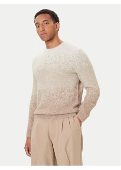 Guess Sweter M5BR39 Z0932 Beżowy Regular Fit ze sklepu MODIVO w kategorii Swetry męskie - zdjęcie 186029054