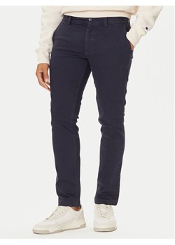 BOSS Chinosy 50547865 Granatowy Slim Fit ze sklepu MODIVO w kategorii Spodnie męskie - zdjęcie 186029080