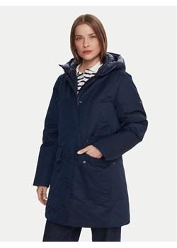Tommy Hilfiger Parka WW0WW46533 Granatowy Relaxed Fit ze sklepu MODIVO w kategorii Parki damskie - zdjęcie 186029102