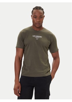 Alpha Industries T-Shirt Sky Wolf 258510 Zielony Regular Fit ze sklepu MODIVO w kategorii T-shirty męskie - zdjęcie 186029112