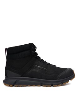Tommy Hilfiger Trzewiki Outdoor Runner Hi Wpm FM0FM05575 Czarny ze sklepu MODIVO w kategorii Buty zimowe męskie - zdjęcie 186029122