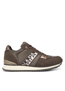Napapijri Sneakersy Astra NP0A88XQ Brązowy ze sklepu MODIVO w kategorii Buty sportowe damskie - zdjęcie 186029162