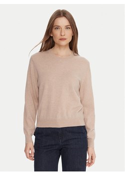 United Colors Of Benetton Sweter 1002D10BG Beżowy Relaxed Fit - id: 0000305259141 - marki United Colors Of Benetton - 186029173 United Colors Of Benetton Sweter 1002D10BG Beżowy Relaxed Fit ze sklepu MODIVO w kategorii Swetry damskie - zdjęcie 186029173