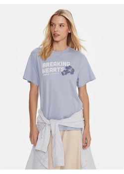 Roxy T-Shirt Hangloose The Sky ERJZT06020 Niebieski Regular Fit ze sklepu MODIVO w kategorii Bluzki damskie - zdjęcie 186029194
