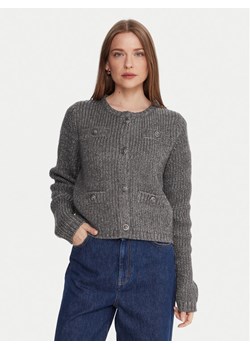 Liu Jo Kardigan MF5235 MA88A Szary Regular Fit ze sklepu MODIVO w kategorii Swetry damskie - zdjęcie 186029233