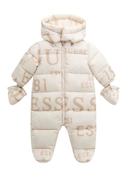 Guess Kombinezon zimowy H5BW00 WCFM0 Écru Regular Fit ze sklepu MODIVO w kategorii Odzież dla niemowląt - zdjęcie 186029262