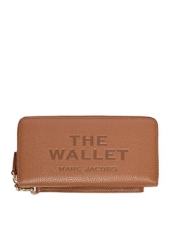 Marc Jacobs Portfel The Leather Continental 2P4SMP015S02 Brązowy ze sklepu MODIVO w kategorii Portfele damskie - zdjęcie 186029311