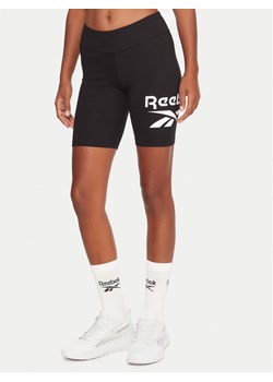 Reebok Kolarki RK25161CCW Czarny Slim Fit ze sklepu MODIVO w kategorii Szorty - zdjęcie 186029313