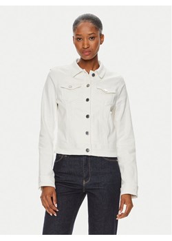 Morgan Kurtka jeansowa 221-VPOM1 Biały Slim Fit - id: 0000304545603 - marki Morgan - 186029371 Morgan Kurtka jeansowa 221-VPOM1 Biały Slim Fit ze sklepu MODIVO w kategorii Kurtki damskie - zdjęcie 186029371