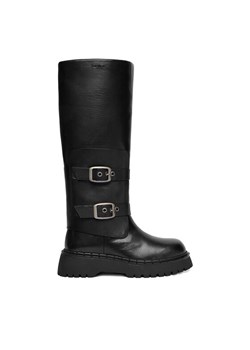 G-Star Raw Kozaki EO-GECE-25FW84 Czarny ze sklepu MODIVO w kategorii Kozaki damskie - zdjęcie 186029384
