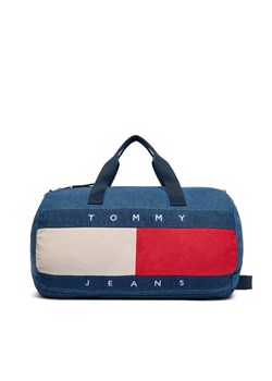 Tommy Jeans Torba Archive Denim Duffle AM0AM13813 Niebieski ze sklepu MODIVO w kategorii Torby sportowe - zdjęcie 186029502