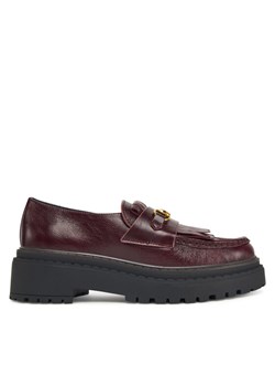 Nokwol Loafersy Perry Bordowy ze sklepu MODIVO w kategorii Lordsy damskie - zdjęcie 186029560