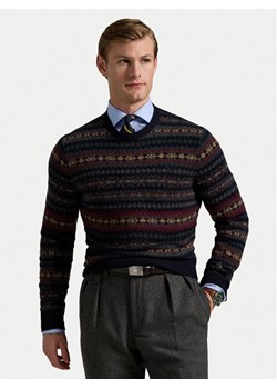 Polo Ralph Lauren Sweter 710981615001 Granatowy Regular Fit ze sklepu MODIVO w kategorii Swetry męskie - zdjęcie 186029563