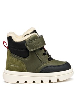 Geox Kozaki B Willaboom B Ab B365BC 0ME22 C0450 S Khaki ze sklepu MODIVO w kategorii Buty zimowe dziecięce - zdjęcie 186029580