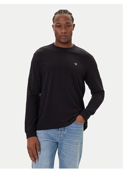 Calvin Klein Jeans Longsleeve Easy LV04RD247G Czarny Regular Fit ze sklepu MODIVO w kategorii T-shirty męskie - zdjęcie 186029604
